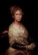 Francisco de Goya wife of painter Goya oil painting artist